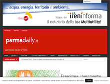 Tablet Screenshot of parmadaily.it